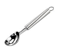 Lagostina - Cucinieri, Cucchiaio Gelato con Gancio e Manico Ergonomico, Acciaio Inossidabile, 23 cm