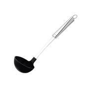 Lagostina - Cucinieri, Mestolo con Gancio e Manico Ergonomico, Acciaio Inossidabile e Nylon, 34 cm