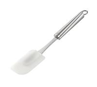Lagostina - Cucinieri, Spatola in Silicone Leccapentole con Gancio e Manico Ergonomico, Acciaio Inossidabile e Silicone, 29 cm
