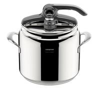 Lagostina Diva, Pentola a Pressione 9 L in Acciaio Inox, Cestello Incluso, con Fondo Lagofusion® e Valvola a 2 Pressioni, Compatibile con Induzione