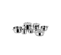 LAGOSTINA EUFORIA BATTERIA DI PENTOLE 11 PEZZI IN ACCIAIO INOX