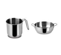 Lagostina Every Bollilatte Ø 12 cm in Acciaio Inox 18/10 con Fondo Lagoseal Plu