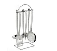 Lagostina Grancucina Mestoli Porta Utensili Con 6 Accessori In Acciaio Inox, con