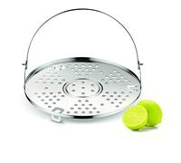 Lagostina Griglia, Accessorio per Pentola a Pressione capacità 3.5 / 5 / 6 / 7 / 9 Litri, Acciaio Inox, Diametro 18 cm
