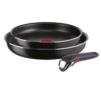 Lagostina Ingenio Essential Plus, Set Pentole e Padelle, Alluminio, 3 Pezzi