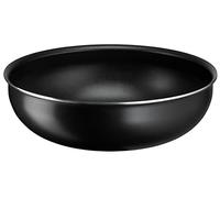 Lagostina Ingenio Essential Plus Wok Ø 28 cm, Pentola Wok Antiaderente in Alluminio per Gas e Forno, Con Indicatore di Cottura Thermosignal, Utilizzabile con Manico Removibile (Non Incluso)