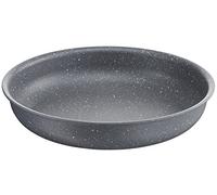 Lagostina Ingenio Induction Padella, 28 cm, Effetto Pietra, Acciaio Inossidabile, Argento