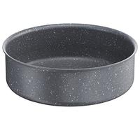 Lagostina Ingenio Induction Tegame, Alluminio Antiaderente, Effetto Pietra, 24 cm