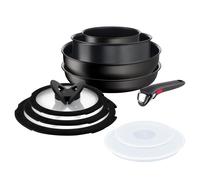 Lagostina Ingenio Intensive Pro Set 10 Pezzi 4 Corpi Pentola 3 Coperchi in Vetro