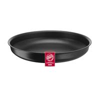 Lagostina Ingenio Mineralis Black, Padella Antiaderente e Resistente 28 cm | in Alluminio, con Rivestimento Antiaderente a 4 Strati, Manico Removibile, per Tutte le Fonti di Calore, Inclusa Induzione