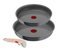 Lagostina Ingenio Padelle Set 24cm + 28cm + 1 Manico Beige