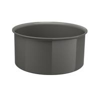Lagostina Ingenio Vivissima, Casseruola Fonda in Ceramica Antiaderente 18cm Utilizzabile con Manico Rimovibile, 100% Alluminio Riciclato con Thermo-Signal per Tutte le Fonti di Calore,anche Induzione