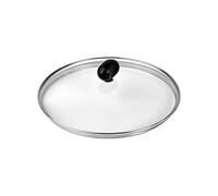 Lagostina - lagostina coperchio cm. 26 in vetro con bordo in acciaio pomello nero 010207061826