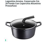 LAGOSTINA LINEA AROMA PENTOLE CASSERUOLE CON COPERCHIO VARIANTI