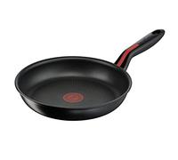Lagostina Linea Rossa Padella Antiaderente Ø 24 cm, Padella Induzione, Gas e Forno AntiGraffio, Indicatore Cottura Thermosignal, Fondo in Acciaio Inox e Alluminio, Manico in Silicone Antiscivolo