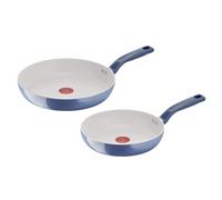 Lagostina Padelle Nettuno - Set 2 pezzi 24/28 cm Alluminio Antiaderente Induzione e Gas
