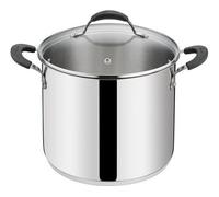 LAGOSTINA Pentola a Induzione in Acciaio Inox cm 20 con Coperchio Tempra
