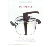 Lagostina pentola a pressione Preziosa LT.3,5-5-7 ,manici clip,cestello acciaio