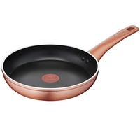 Lagostina Ramata Padella Antiaderente in Alluminio Ø 24 cm con Esterno Effetto Rame, Pentola Gas e Forno, Rivestimento Titanium Easy, Manico Ergonomico in Bakelite