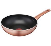 Lagostina Ramata Wok Antiaderente in Alluminio Ø 28 cm con Esterno Effetto Rame