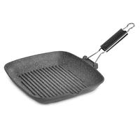 Lagostina Speciali Antiaderenti Grill, Alluminio Pressofuso, Grigio, 28 x 28 cm