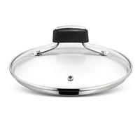 Lagostina Tempra Coperchio, Vetro/Manicatura in Silicone, Trasparente, Diametro 18 cm