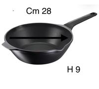 LAGOSTINA WOK AROMA ROTONDA CM 28 INDUZIONE ALLUMINIO PRESSOFUSO