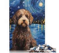 Lagotto Romagnolo Puzzle Impossible 1000 Pezzi Decorazione Per La Casa. Giochi Rilassamento E Intelligence Per Adulti E Bambini Da 12 Anni 1000pcs (75x50cm)