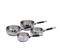 Laguiole - 4 casseruole in acciaio inox a induzione 14/16/18/20 cm