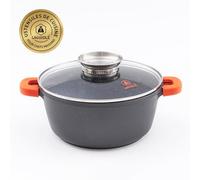 Laguiole - Casseruola 28 cm 6,7L nero antiaderente Greblon C2+ induzione