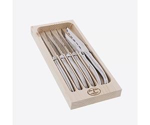 Laguiole Jean Dubost 97600, Set 6 coltelli da carne London Mix