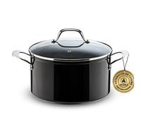 Laguiole - Pentola 32 cm nero antiaderente Greblon C2 induzione