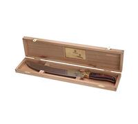 LAGUIOLE - Sciabola per Champagne con manico di legno - Acciaio inossidable - Ergonomico - Stappi le botiglie di champagne con Eleganza - Confezione regalo - acciaio inox, legno pakka - Marrone scuro