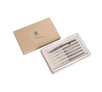 LAGUIOLE - Set di 6 Coltelli da Tavola - Manico Design - Design elegante