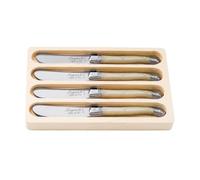 Laguiole Style de Vie Coltello da Burro Premium Line, 4 Pezzi, Perle