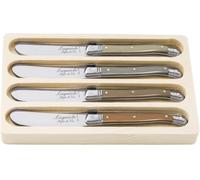 Laguiole Style de Vie Coltello da Burro Premium Line, 4 Pezzi, Tesoro