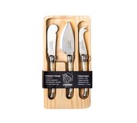 Laguiole Style de Vie Coltello da Formaggio Premium Line, 3 Pezzi, color perla