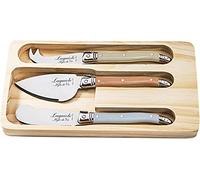 Laguiole Style de Vie Coltello da Formaggio Premium Line, 3 Pezzi, Treasure