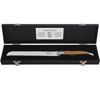 Laguiole Style de Vie Coltello Pane Luxury Line, legno d'ulivo