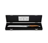 Laguiole Style de Vie Coltello Pane Luxury Line, legno d'ulivo