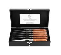Laguiole Style de Vie Luxury Line Pakka Rose - Coltelli da bistecca, 6 pezzi