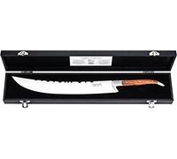 Laguiole Style de Vie - Sciabola da champagne Luxury Line, in Legno Pakka | Elegante sciabola da champagne con lama in acciaio inox e manico in legno di Pakka; elegante coltello Sabrage per feste e