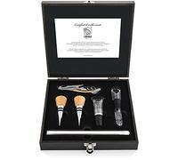 Laguiole Style de Vie Set cavatappi, set da sommelier, 6 pezzi, legno di quercia