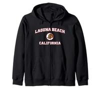 Laguna Beach California (California) Felpa con Cappuccio