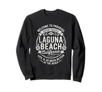 Laguna Beach California USA Vintage Paradise Opera d'Arte Felpa