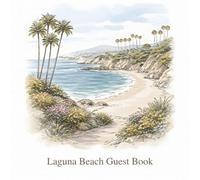 Laguna Beach Guest Book: A Modern Keepsake for Artful Coastal Vacation Homes