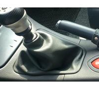 Laguna Grandtour 2 Renault cuffia cambio vera pelle grigia antra