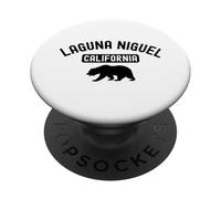 Laguna Niguel California USA bandiera vintage orso Orange County PopSockets PopGrip Adesivo