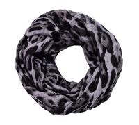 LAGUOE Sciarpa dal design multiuso alla moda elegante fazzoletto da collo copertura per il viso per sci, viaggi, uso quotidiano, morbido voile, grigio, Taglia unica