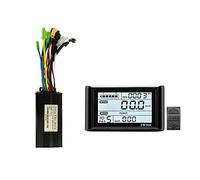 Lahdrhab 24V 36V 48V 500W 750W 9 Tubi Brushless 26A Controller Throttle Brake Kit con LED SW900 Display Parti E-Bike